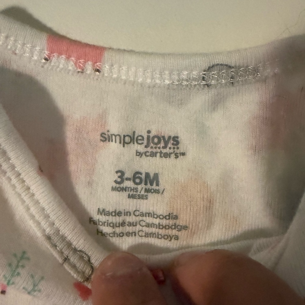 Great Condition! Set of 4 Long Sleeve Baby Onesies, 3-6 Months - Picture 5 of 9